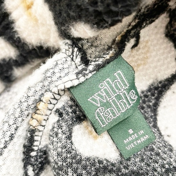 Wild Fable animal print fleece hoodie - Picture 3 of 4